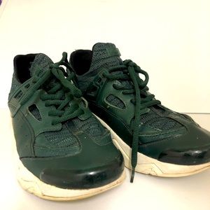 Kenzo Paris Green Sapin Sneakers SZ 38 US 7.5